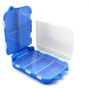 HAPANI HOUSE (8 Part Folca Pill Case) Medicine organizer boxes with all categories of pill organizers boxes , pouches, portable and small & large for home and travel , weekly and daily pill storage boxes