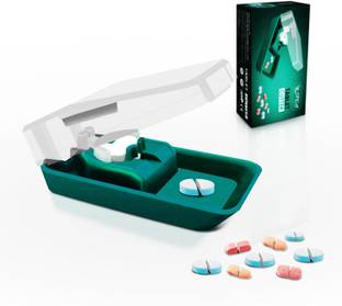 OTICA Use Our Petent Design Pill Cutter For Precise Separation Best Pill Cutter and Splitter Daily Usage, Safely Cut Pills and Vitamins Tablets Manual pill cutter