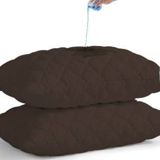 Linenovation Quilted Poly Fiber Filled Zipper Standard Size Pillow Protector