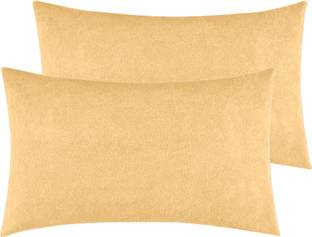 Mattress Protector Plain Cotton Filled Zipper Standard Size Pillow Protector