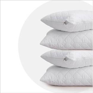 AYKA Quilted Microfibre Filled Zipper King Size Pillow Protector