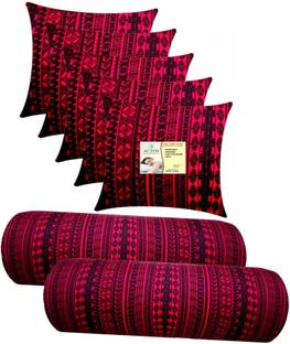 ACTOS Microfibre Bolster Pack of 7 Geometric