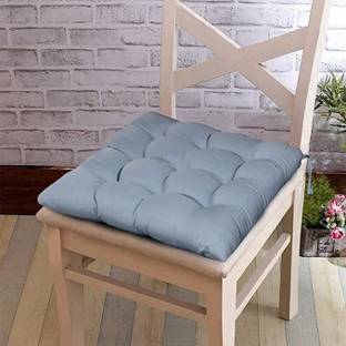 KUBER INDUSTRIES Microfibre Solid Chair Pad Pack of 1