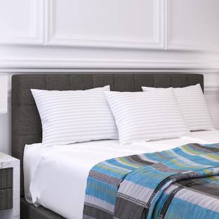 LA VERNE Microfibre Sleeping Pillow Pack of 3 Stripes