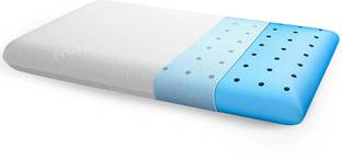 Frido Ultimate Ultra Slim Deep Sleep King Size 2 Inch Pillow for Neck & Shoulder Pain Memory Foam Solid Orthopaedic Pillow Pack of 1