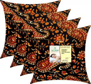 ACTOS Microfibre Cushion Pack of 4 Floral