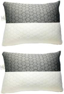 9villa Microfibre Solid Sleeping Pillow Pack of 2