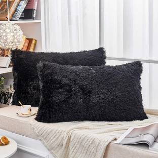 ellsy Microfibre Solid Cushion Pack of 2