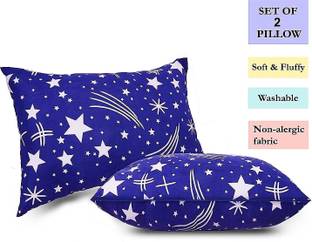 Rolling Animal Polyester Fibre Sleeping Pillow Pack of 2 Abstract