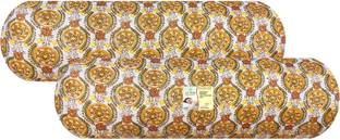 ACTOS Microfibre Bolster Pack of 2 Floral Round