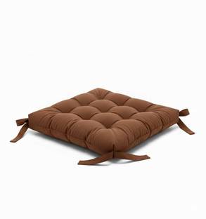 MS Choice India Polyester Fibre Chair Pad Pack of 1 Solid Pad Series