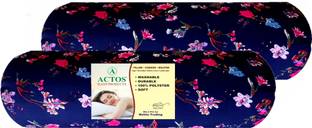 ACTOS Microfibre Floral Bolster Pack of 2