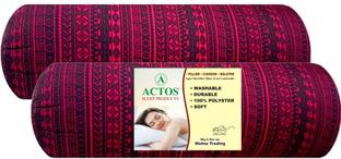 ACTOS Microfibre Bolster Pack of 2 Abstract