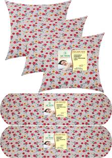 ACTOS Microfibre Floral Bolster Pack of 5