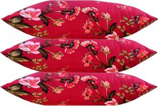 GKM Microfibre Sleeping Pillow Pack of 3 Floral