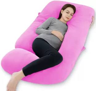 Anita J Shape Microfibre Solid Pregnancy Pillow Pack of 1