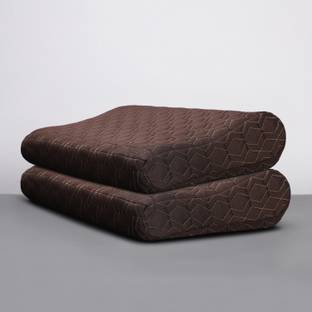 LA VERNE Luxury Contour Memory Foam Geometric Sleeping Pillow Pack of 2