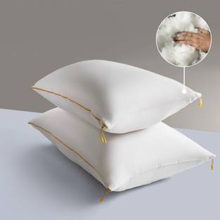 SleepyCat Cloud Microfibre Solid Sleeping Pillow Pack of 2