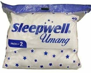 Sleepwell Microfibre Sleeping Pillow Pack of 2 Solid
