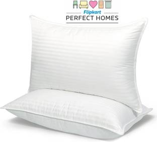 Flipkart Perfect Homes Microfibre Sleeping Pillow Pack of 2 Stripes Soft, Comfort And Support