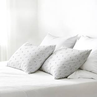 Raymond Home Microfibre Sleeping Pillow Pack of 2 Solid