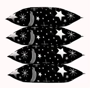 PALVIT Microfibre Abstract Sleeping Pillow Pack of 4