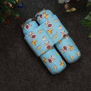 DECRONICS Baby Anti Rolling Bolster Pillow, Baby Sleep Positioner Pillow for Newborn Cotton Toons & Characters Baby Pillow Pack of 1