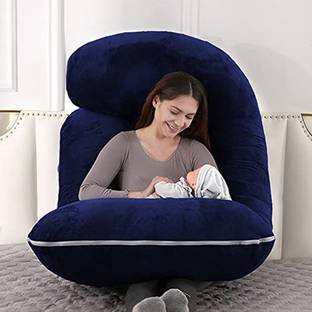 JoJo j Polyester Fibre Solid Pregnancy Pillow Pack of 1