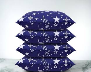 SOFT SNOOZE Soft Ultra Luxury Microfibre Abstract Sleeping Pillow Pack of 4