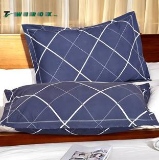 TWIROX LUXURY Cotton Solid Sleeping Pillow Pack of 2