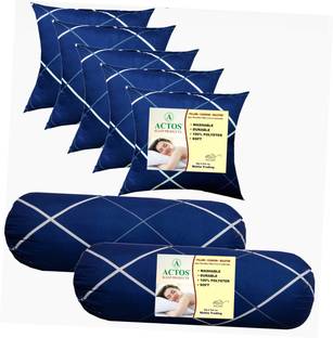 ACTOS 5 Cushion And 2 Microfibre Floral Cushion Pack of 7