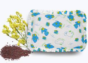 LOGIC PRO Mustard Seeds Baby Pillow Pack of 1 Toons & Characters Cotton Organic Musturd Seed Pillow New Born Baby Rai Pilow
