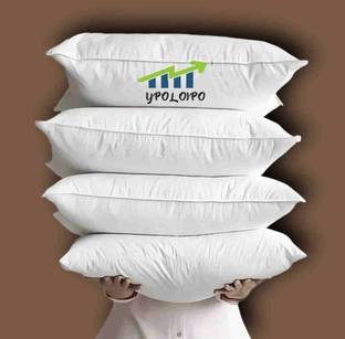 YPOLOIPO LUXURY Polyester Fibre Solid Sleeping Pillow Pack of 4