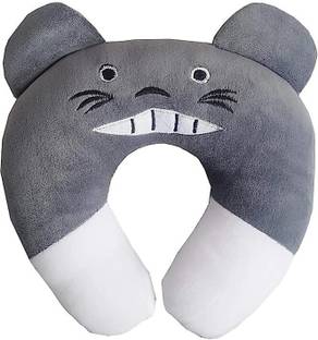 LOGIC PRO Super Soft Baby Head Shaping Neck Support Pillow for new born baby Microfibre Smiley Baby Pillow Pack of 1