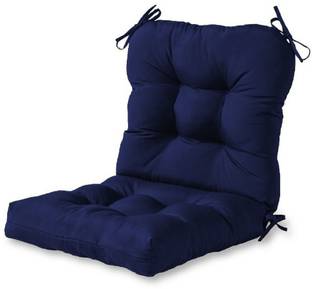 Mom's Moon Cotton Solid Chair Pad Pack of 2