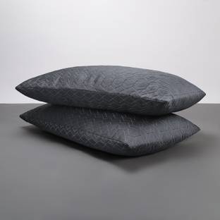 LA VERNE QUILTED Microfibre Solid Sleeping Pillow Pack of 2