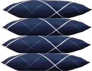 LIPONOS Polyester Fibre Sleeping Pillow Pack of 4 Abstract LUXURY