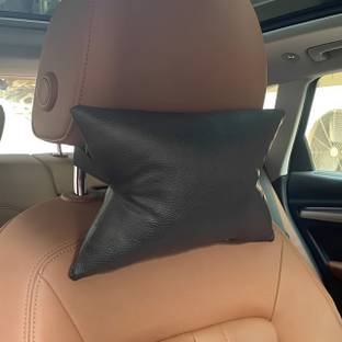 Sleepsia Memory Foam Cushion Pack of 1 Solid Small Car Headrest Cushion Travel Neck Support for Car, Ultra Soft Pain Relief