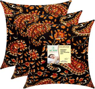 ACTOS Microfibre Cushion Pack of 3 Floral