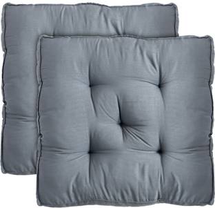 KUBER INDUSTRIES Microfibre Chair Pad Pack of 2 Solid