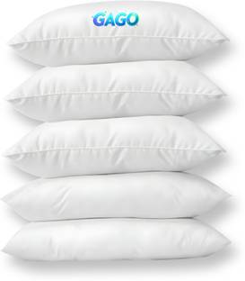 GAGO Luxury Cotton Solid Sleeping Pillow Pack of 5