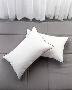 GZZZSD Microfibre Sleeping Pillow Pack of 2 Solid
