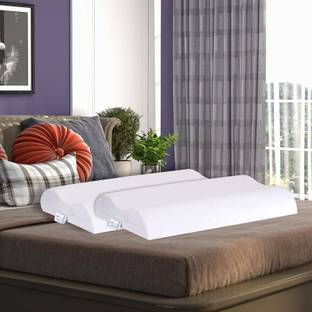 ORGANIC SLEEP Latex Solid Sleeping Pillow Pack of 2