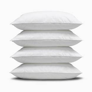 YPOLOIPO LUXURY Cotton Solid Sleeping Pillow Pack of 4