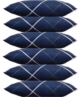 STOMIA Polyester Fibre Solid Sleeping Pillow Pack of 6
