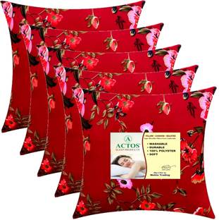 ACTOS Microfibre Cushion Pack of 5 Floral
