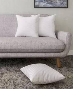 VLYSIUM PERFECT SLEEPER small cushion 12*12 inch pillow for sofa (30x30 cm) Cotton Stripes Cushion Pack of 3