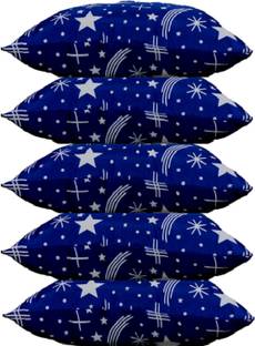 Swikon star Microfibre Geometric Sleeping Pillow Pack of 5