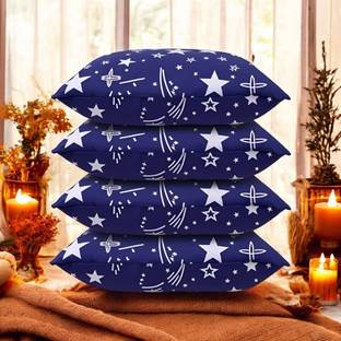 GZZZSD Microfibre Solid Sleeping Pillow Pack of 4