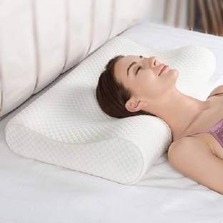 E-Callum Memory Foam Solid Sleeping Pillow Pack of 1